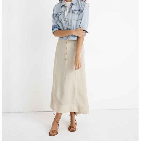 Christy Dawn x Madewell Ida Maxi Skirt, Size L, EUC